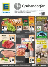 Gazetka promocyjna E Center - Angebote der Woche - Gazetka - ważna od 19.02 do 19.02.2022 - strona 1 - produkty: angebot, bett, braten, cola, decke, deka, eier, eintöpfe, eis, elle, ente, erde, filterkaffee, flammkuchen, fleisch, Hähnchenschnitzel, jungbullen, kaffee, kuchen, lamm, mac, melitta, pizza, reis, ristorante, ristorante pizza, röstkaffee, rouladen, schnitten, schnitzel, tafeltrauben, tee, telefon, teller, Ti, trauben, uhr