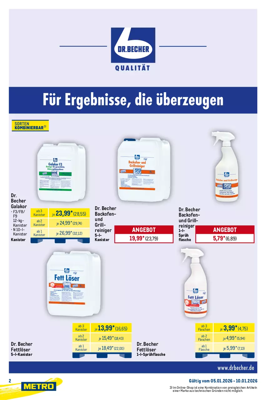 Aktueller Prospekt Metro - Starke Marken Profis - von 05.01 bis 10.01.2026 - strona 2 - produkty: angebot, ariel, backofen, Becher, eis, Fettlöser, flasche, grill, Grillreiniger, lenor, Ofen, Pods, reiniger, reis, sprühflasche, Ti, vollwaschmittel, waschmittel, weichspüler