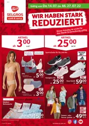 Gazetka promocyjna Selgros - Reduziert - Gazetka - ważna od 27.07 do 27.07.2022 - strona 1 - produkty: bett, bettwäsche, dell, elle, Jacke, LG, Mode, slip, slips, Ti