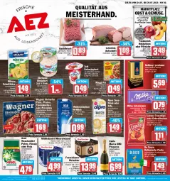 Gazetka promocyjna Aez - Prospekte - Gazetka - ważna od 29.07 do 29.07.2023 - strona 1 - produkty: adelholzener, almighur, almighurt, alpro, Alwa, ariel, ariel waschmittel, aufschnitt, Bau, Becher, beutel, bier, chips, crunchips, dallmayr, dallmayr prodomo, De Cecco, drink, ecco, ehrmann, ehrmann almighurt, eis, elle, flammkuchen, flasche, fleisch, franziskaner, glasflasche, hackfleisch, hackfleisch gemischt, hofgut, Holz, italienische pasta, joghur, joghurt, Käse, kuchen, lamm, leberkäs, lorenz, lorenz crunchips, maggi, maggi fix, Meister, milch, milka, milka schokolade, milram, mineralwasser, natur, Nektar, nektarinen, nektarinen oder, obst, oder pfirsiche, oder piccolinis, Ofen, pasta, pfirsich, pfirsiche, piccolinis, pizza, Pods, prodomo, prosecco, reis, rel, sahne, Sahnejoghurt, schnittkäse, schoko, schokolade, soya, steinofen, steinofen pizza, Ti, valdo, wagner, waschmittel, wasser, weihenstephan, weissbier, Yo, zott, ZTE