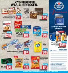 Gazetka promocyjna Aez - Prospekte - Gazetka - ważna od 29.07 do 29.07.2023 - strona 12 - produkty: AEZ, after eight, balisto, beutel, chips, corny, coupon, crunchips, duplo, eis, erde, erdnüsse, flasche, frucht, fruchtgummi, gewinnspiel, gin, glasflasche, hafer, hanuta, haribo, haselnuss, Kinder, kinder bueno, kinder country, knoppers, kraft, Lakritz, lorenz, lorenz crunchips, mac, malteser, milch, milky way, nuss, nutella, oder lakritz, reis, reiss, riegel, ring, rum, sandwich, schnitten, telefon, Ti, tuc, ültje, ültje erdnüsse, weck, ZTE