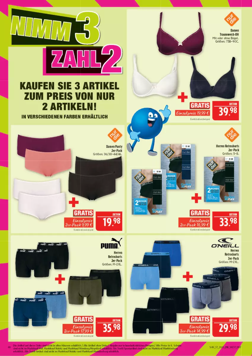 Aktueller Prospekt Marktkauf - Prospekt - von 07.09 bis 13.09.2025 - strona 40 - produkty: bügel, eis, panty, reis, retroshorts, shorts, Sport, Ti