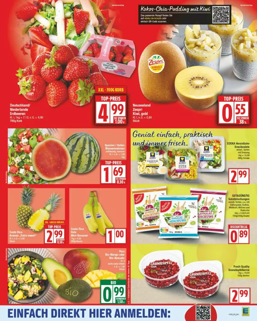 Aktueller Prospekt Edeka - Prospekte - von 12.05 bis 17.05.2025 - strona 3 - produkty: deka, dressing, salat, salate, Schal, Schale, snack, snacks, Ti, tisch