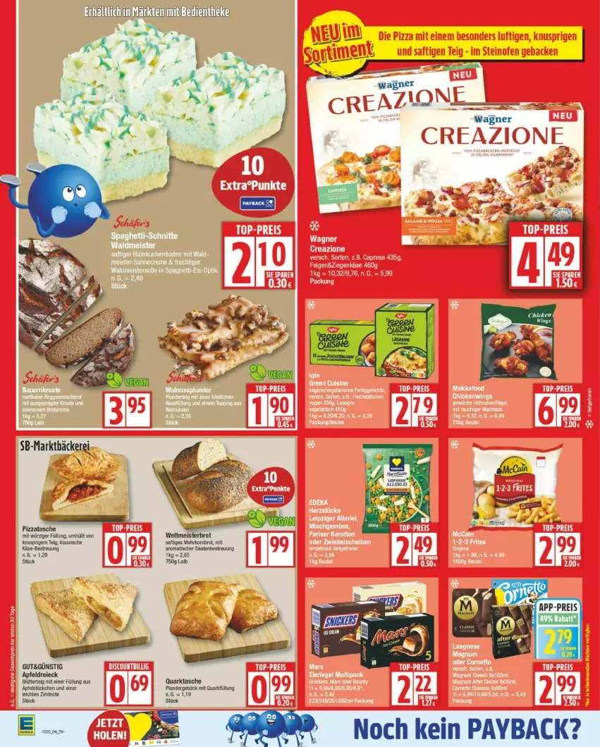 Aktueller Prospekt Edeka - Prospekte - von 12.05 bis 17.05.2025 - strona 6 - produkty: brot, eis, Käse, Meister, pizza, reis, rel, Tasche, Ti, tisch, wagner, weltmeisterbrot