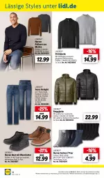 Gazetka promocyjna Lidl - Aktuelle Onlineshop-Highlights - Gazetka - ważna od 31.01 do 31.01.2024 - strona 20 - produkty: Jacke, jeans, livergy, ndk, Pullover, socken, Steppjacke, Strickjacke, Tasche, taschen, Ti, tisch, ZTE