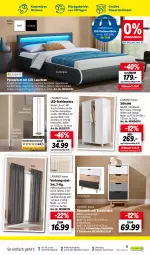 Gazetka promocyjna Lidl - Aktuelle Onlineshop-Highlights - Gazetka - ważna od 31.01 do 31.01.2024 - strona 21 - produkty: auer, bett, decke, dell, dimmer, Gardinen, kommode, korb, LED-Leuchte, led-stehleuchte, Leuchte, leuchten, LG, Liege, Mode, polsterbett, Schal, Schrank, schubladen, stehleuchte, Ti