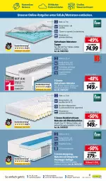 Gazetka promocyjna Lidl - Aktuelle Onlineshop-Highlights - Gazetka - ważna od 31.01 do 31.01.2024 - strona 23 - produkty: auer, Bad, decke, dell, federkern, kaltschaum-matratze, kaltschaummatratze, komfortschaummatratze, korb, Liege, mab, matratze, matratzen, Matratzentopper, Mode, ring, schauma, Schaummatratze, Tasche, taschen, Ti, topper