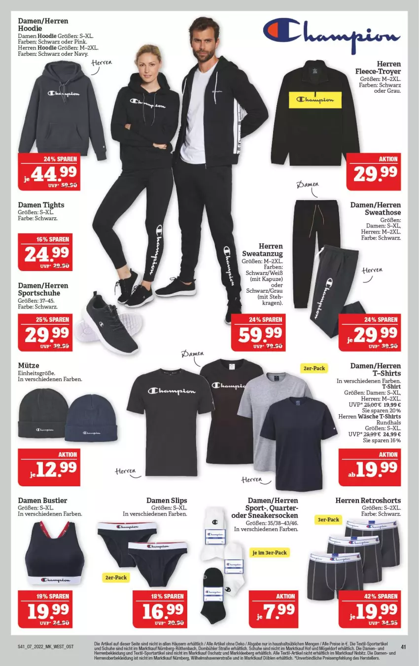 Aktueller Prospekt Marktkauf - Prospekt - von 13.02 bis 19.02.2022 - strona 41 - produkty: Anzug, eis, elle, hose, kleid, Kleidung, Mütze, reis, retroshorts, schuhe, shirt, shirts, shorts, slip, slips, sneaker, sneakersocken, socken, Sport, sportschuhe, Stier, Sweathose, T-Shirt, teller, Ti, Tiere