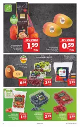 Gazetka promocyjna Marktkauf - Prospekt - Gazetka - ważna od 19.02 do 19.02.2022 - strona 6 - produkty: bio, deka, kiwi, Kiwi Gold, mandarine, mandarinen, mango, Schal, Schale, tafeläpfel, tafeltrauben, Ti, trauben