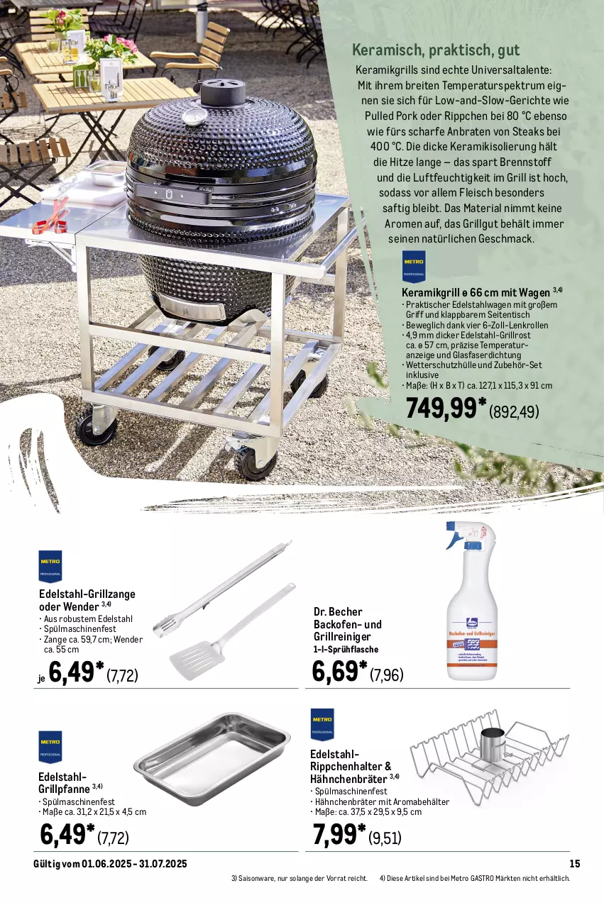 Aktueller Prospekt Metro - Saisonkatalog