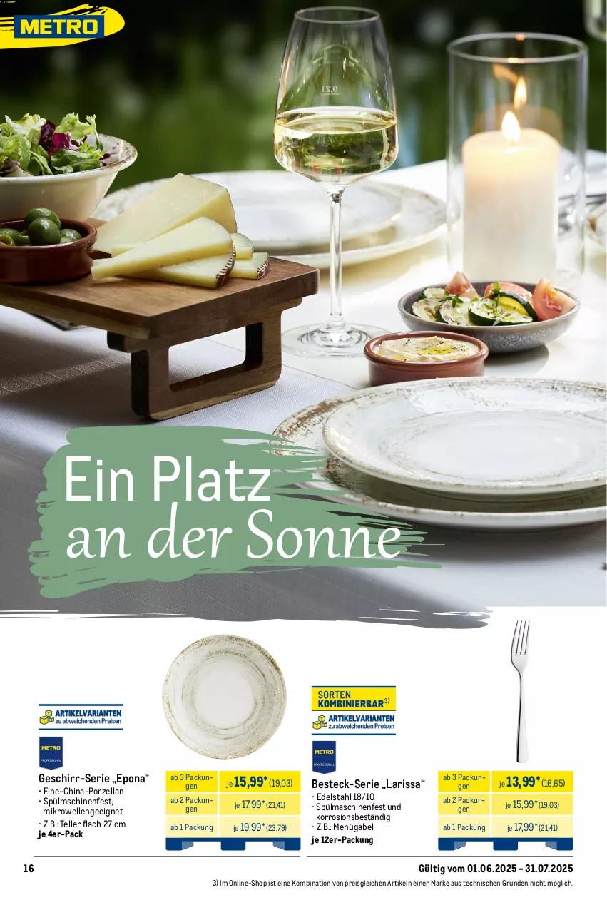 Aktueller Prospekt Metro - Saisonkatalog 