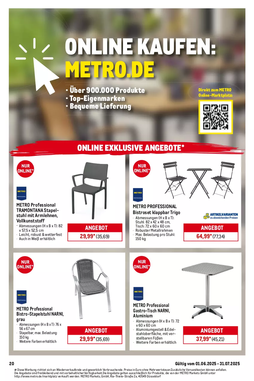 Aktueller Prospekt Metro - Saisonkatalog
