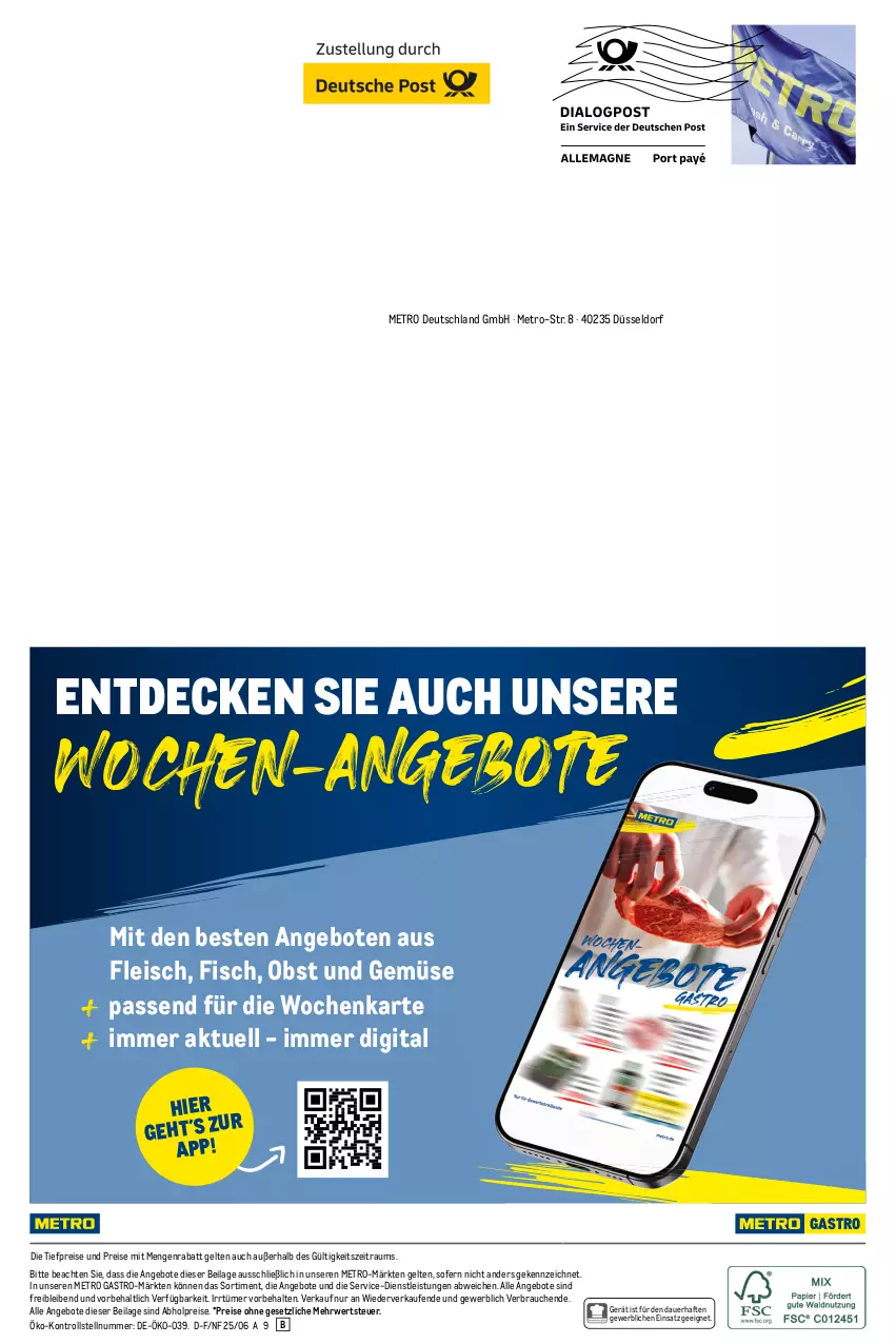Aktueller Prospekt Metro - Saisonkatalog