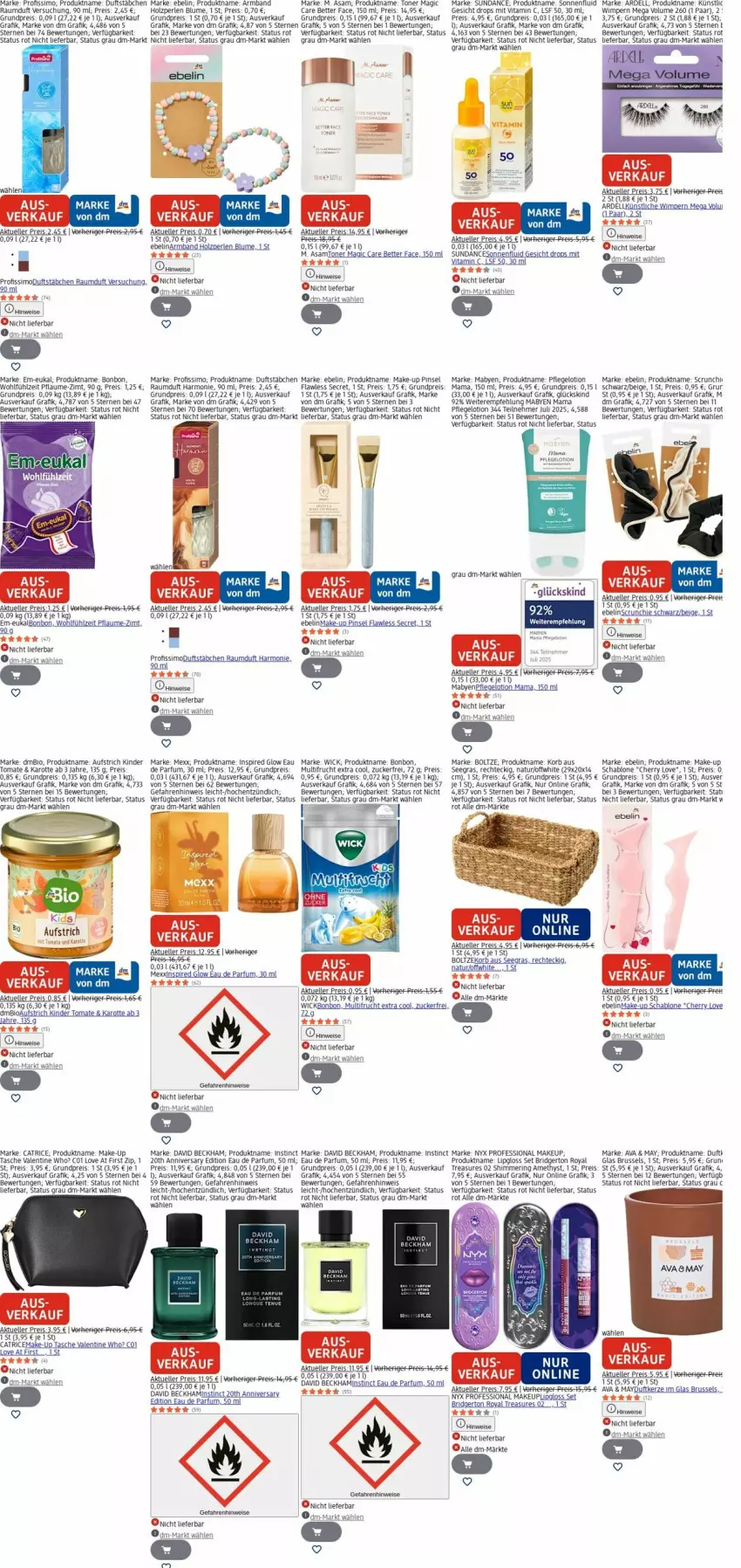 Aktueller Prospekt Dm Drogerie - Prospekte - von 13.04 bis 22.04.2026 - strona 10 - produkty: Armband, aufstrich, bett, bio, blume, David Beckham, dell, Duftkerze, Eau de parfum, eier, eis, elle, frucht, Holz, kerze, Kinder, korb, LG, Lipgloss, Lotion, mab, Make-up, mam, Mexx, natur, parfum, perlen, pflaume, Pinsel, Profissimo, Raumduft, reis, ring, sim, Tasche, Ti, tomate, Toner, vita, Vitamin C, WICK, zucker