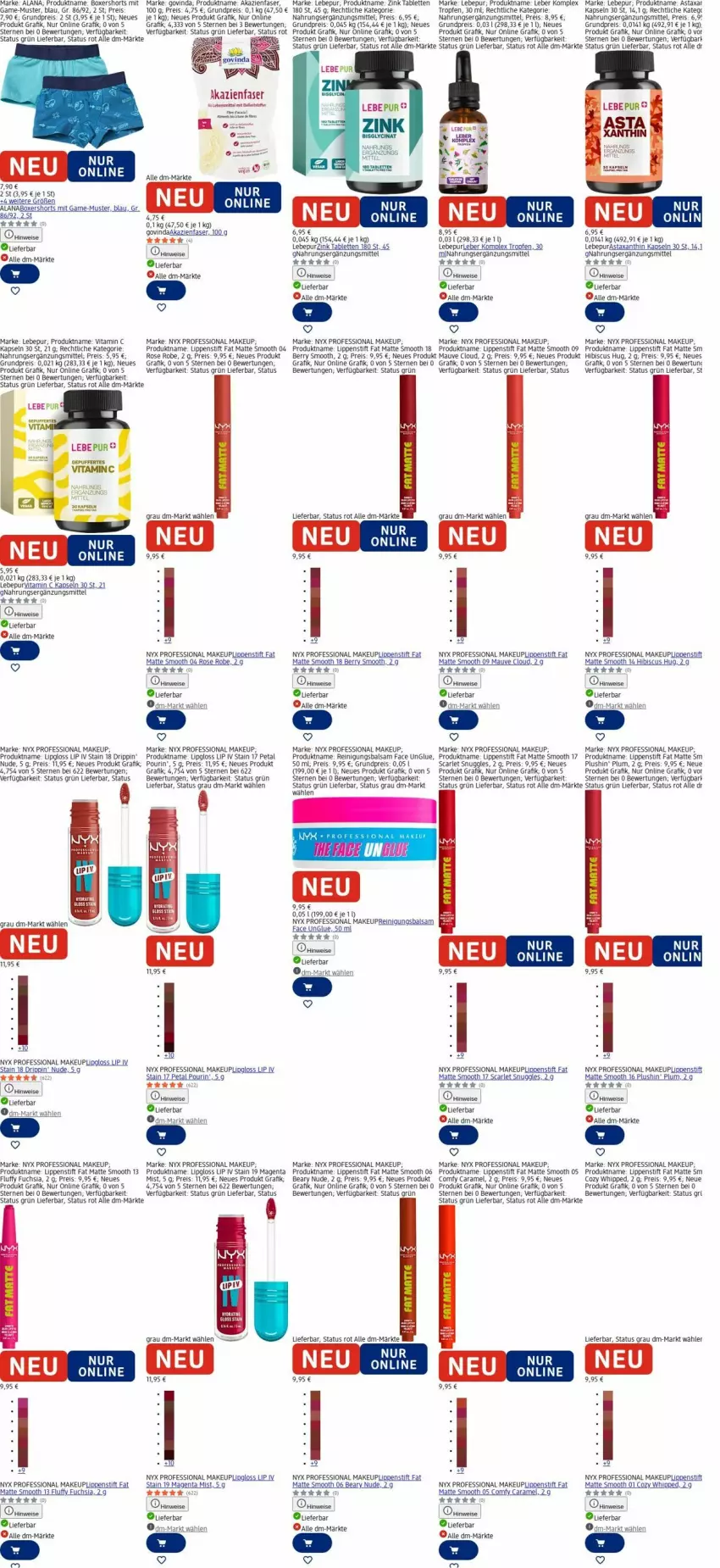 Aktueller Prospekt Dm Drogerie - Prospekte - von 13.04 bis 22.04.2026 - strona 16 - produkty: arla, ball, balsam, caramel, cin, eis, hipp, kakao, lebensmittel, Lipgloss, Lippenstift, Reinigung, reis, tablet, tablett, Tablette, Ti, vita, Vitamin C
