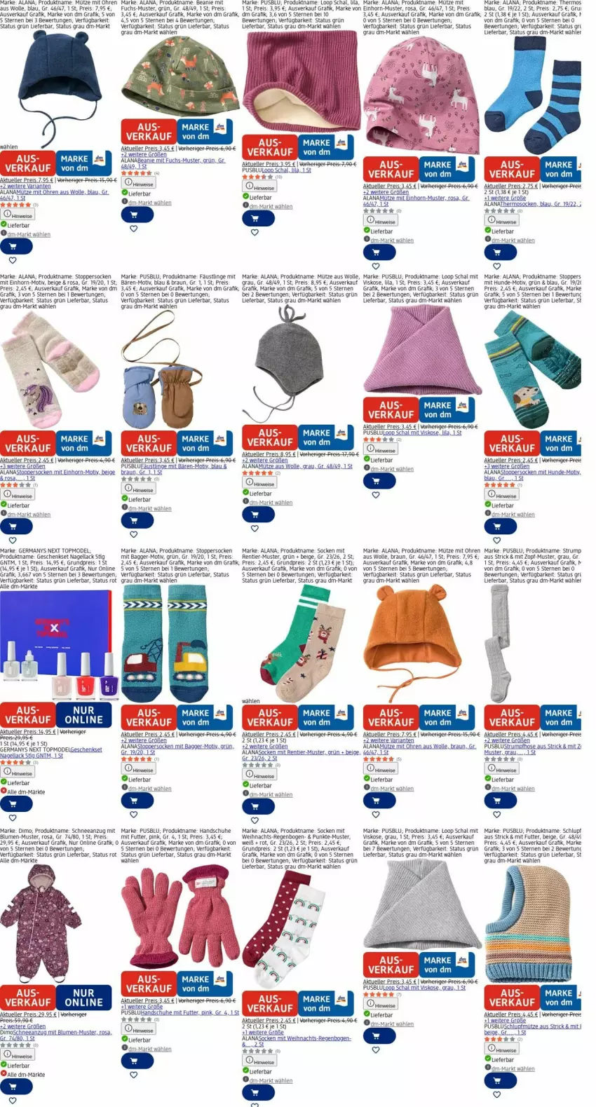 Aktueller Prospekt Dm Drogerie - Prospekte - von 13.04 bis 22.04.2026 - strona 5 - produkty: Anzug, Bau, Beanie, blume, blumen, braun, eis, elle, Germ, geschenkset, handschuhe, hose, lack, LG, Mode, Mütze, Nagellack, reis, Ria, rum, Schal, Schlupfmütze, schuhe, socken, Strumpfhose, tee, Ti, topper, usb, wolle