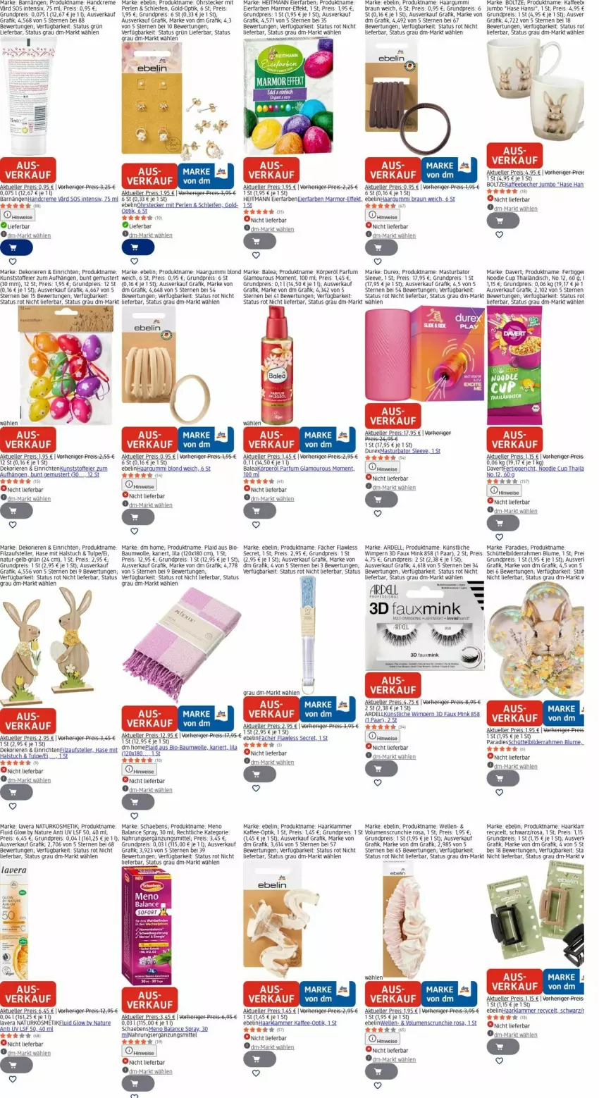 Aktueller Prospekt Dm Drogerie - Prospekte - von 13.04 bis 22.04.2026 - strona 8 - produkty: Bau, baumwolle, bilderrahmen, bio, blume, braun, creme, dell, Durex, eier, eis, elle, handcreme, heitmann, jumbo, kaffee, kosmetik, lamm, lavera, LG, Mastu, natur, naturkosmetik, ohrstecker, parfum, perlen, Plaid, reis, Schaebens, tee, teller, Ti, tuc, wolle, xmas