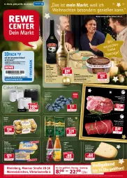 Gazetka promocyjna Rewe - Prospekte - Gazetka - ważna od 26.12 do 26.12.2021 - strona 1 - produkty: angebot, angebote, Astra, baileys, Bau, baumwolle, Becher, beere, beeren, Blaubeer, blaubeere, bourbon, bourbon vanille, braten, butter, calvin klein, cola, coupon, coupons, cremissimo, ferrero, Ferrero Rocher, flasche, gin, gouda, gouda jung, Hohes C, irish cream, jacobs, jacobs krönung, lamm, lammkeule, langnese, langnese cremissimo, meggle, papier, payback, Ria, rind, rinder, Rinderroulade, rinderrouladen, rouladen, saft, Schal, Schale, schoko, schokolade, schokoladen, shorts, sim, Streichzart, Ti, uhr, vanille, weihnachten, wolle