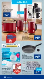 Gazetka promocyjna AldiSud - IN ZWEI WOCHEN - Gazetka - ważna od 17.02 do 17.02.2024 - strona 16 - produkty: aldi, ambia, Bau, baumwolle, bio, bratpfanne, brita, Crofton, dell, eis, elle, geschirr, geschirrtücher, Haushaltsgeräte, herdarten, Kocher, küche, Küchen, mac, Maxtra, milch, milchaufschäumer, Mixer, Mode, pfanne, reis, stabmixer, Ti, toast, toaster, tücher, wasser, wasserfilter, wasserkocher, wolle