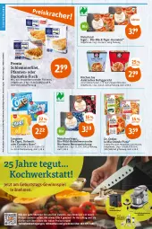 Gazetka promocyjna Tegut - Angebote der Woche - Gazetka - ważna od 29.04 do 29.04.2023 - strona 18 - produkty: backofen, beere, beeren, bio, bosch, Cap, cola, cornetto, Dr. Oetker, eis, fertiggericht, filet, fisch, fische, Fischer, fritteuse, frosta, garnelen, gewinnspiel, heidelbeere, heidelbeeren, Heißluftfritteuse, küche, Küchen, küchenmaschine, lack, langnese, langnese eis, mac, margherita, natur, naturland, nuss, Ofen, pfanne, pfannen, pizza, reis, rezept, rucola, Schere, schlemmerfilet, sesam, tender, Ti, Tiger-Garnelen, tisch, Wild