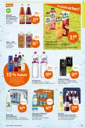 Gazetka promocyjna Tegut - Angebote der Woche - Gazetka - ważna od 29.04 do 29.04.2023 - strona 23 - produkty: alkohol, alkoholfreie getränke, Alwa, amecke, beere, beutel, bio, Bio-Gemüse, Collagen, drink, eis, energy drink, flasche, frucht, getränk, getränke, hella, johannisbeere, lack, limo, mineralwasser, pepsi, ring, saft, säfte, sirup, Sprudel, Ti, wasser, zitrone