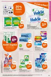 Gazetka promocyjna Tegut - Angebote der Woche - Gazetka - ważna od 29.04 do 29.04.2023 - strona 25 - produkty: angebot, balsam, bio, biozidprodukte, blume, blumen, blumenerde, Bref, bref power, Cillit, cillit bang, eis, erde, flasche, Frosch, geschirr, geschirrspülmittel, hakle, hakle toilettenpapier, kraft, natur, papier, Rauch, reiniger, Reinigung, reinigungstücher, rel, rwe, spülmittel, sunil, Tampon, tampons, Tasche, taschen, taschentücher, telefon, Ti, toilettenpapier, tücher, uhr, waschmittel, wc frisch, WC Frisch Kraft Aktiv