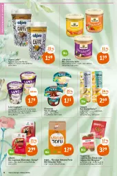 Gazetka promocyjna Tegut - Angebote der Woche - Gazetka - ważna od 29.04 do 29.04.2023 - strona 6 - produkty: ACC, alpro, Becher, bio, Bio-Steak, creme, ehrmann, eis, ente, filet, gin, gyros, karamell, keks, leine, mandel, mango, natur, natura, pudding, reis, soya, steak, Ti, Tofu, Vegeta