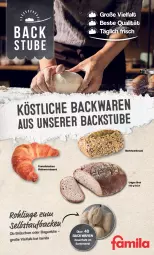 Gazetka promocyjna Famila - Prospekte - Gazetka - ważna od 21.10 do 21.10.2023 - strona 1 - produkty: auer, backwaren, brot, brötchen, butter, Croissant, korn, tee, Ti
