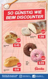 Gazetka promocyjna Famila - Prospekte - Gazetka - ważna od 21.10 do 21.10.2023 - strona 4 - produkty: brot, brötchen, Donut, LG, weizenbrötchen, weizenmischbrot