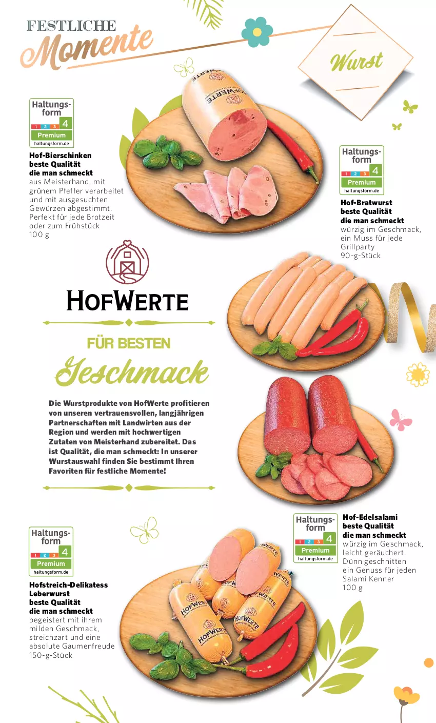 Aktueller Prospekt Combi - Prospekte - von 11.03 bis 30.03.2024 - strona 3 - produkty: bier, bierschinken, bratwurst, brot, Edelsalami, eis, ente, erde, gewürz, grill, leberwurst, mac, Meister, nuss, pfeffer, salami, schinken, schnitten, Streichzart, Ti, Tiere, wurst