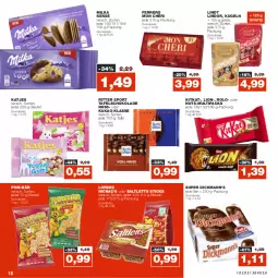 Gazetka promocyjna Real - Gazetka - ważna od 15.10 do 15.10.2022 - strona 16 - produkty: beutel, eis, ferrero, kakao, katjes, keks, kekse, kitkat, Kugel, lindor, lindt, lion, lorenz, milka, Mon Chéri, nuss, pom-bär, reis, ritter, ritter sport, saltletts, schoko, schokolade, Sport, tafelschokolade, Ti