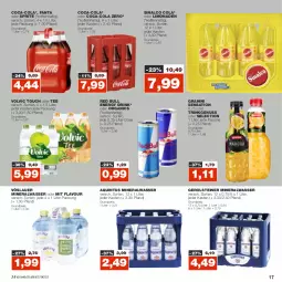 Gazetka promocyjna Real - Gazetka - ważna od 15.10 do 15.10.2022 - strona 17 - produkty: Alwa, auer, coca-cola, cola, drink, eis, energy drink, fanta, fanta oder, fanta oder sprite, flasche, gerolsteine, gerolsteiner, granini, limo, limonade, limonaden, mineralwasser, nuss, oder sprite, red bull, reis, sinalco, sprite, steiner, tee, Ti, volvic, vöslauer, wasser