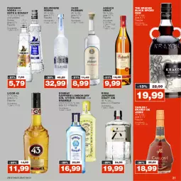 Gazetka promocyjna Real - Gazetka - ważna od 15.10 do 15.10.2022 - strona 21 - produkty: arlo, asbach uralt, bombay sapphire, dry gin, eis, flasche, gin, lack, licor, licor 43, london dry, london dry gin, ouzo, puschkin vodka, reis, rum, sapphire, vodka