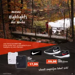 Gazetka promocyjna Real - Gazetka - ważna od 15.10 do 15.10.2022 - strona 3 - produkty: Bau, baumwolle, herren-sneaker, Nike, shirt, sneaker, T-Shirt, wolle