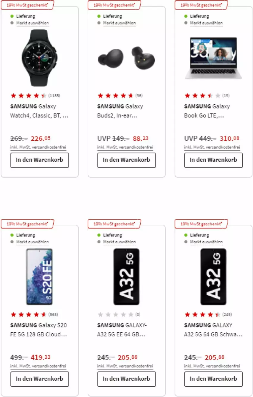 Aktueller Prospekt Media Markt - Prospekte - von 14.04 bis 20.04.2022 - strona 11 - produkty: hose, korb, ndk, Samsung, samsung galaxy, Samsung Galaxy A, samsung galaxy watch, versandkostenfrei