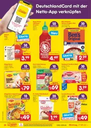 Gazetka promocyjna Netto Marken-Discount - Filial-Angebote - Gazetka - ważna od 02.07 do 02.07.2022 - strona 24 - produkty: auer, Ben’s Original, beutel, chili, dauertiefpreis, deutschlandcard, Dr. Oetker, eis, fisch, gin, grill, knorr, kochbeutel, korn, LG, maggi, mateus, milch, ndk, reis, roséwein, salat, salate, sauce, saupiquet, spitzen-langkorn, Sriracha, suppe, suppen, thunfisch, Ti, tiefpreis, versandkostenfrei, wein