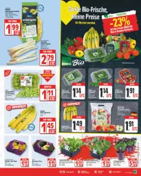 Gazetka promocyjna Edeka - Angebote der Woche - Gazetka - ważna od 22.04 do 22.04.2023 - strona 7 - produkty: avocado, banane, bananen, beispielabbildung, beutel, bio, deka, edeka bio, eis, kartoffel, kartoffeln, lavendel, mac, mango, pflanze, pflanzen, reis, salat, Schal, Schale, spargel, tafeltrauben, Ti, topf, trauben, ZTE