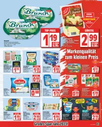 Gazetka promocyjna Edeka - Angebote der Woche - Gazetka - ważna od 22.04 do 22.04.2023 - strona 9 - produkty: aus dem kühlregal, Becher, beutel, blätterteig, brot, butter, champignon, champignons, dell, elinas, elinas joghurt, ente, filet, filets, galbani, hartkäse, hering, Herings, heringsfilets, jagdwurst, joghur, joghurt, joghurt mild, joghurt nach, Käse, küche, Küchen, kühlregal, lachs, leine, mac, meggle, Mett, mettwurst, mortadella, mozzarella, nadler, parmigiano, pizza, Räucherlachs, regal, rel, ring, salakis, salz, Spezi, spitzenqualität, Strudel, tante fanny, Ti, wurst