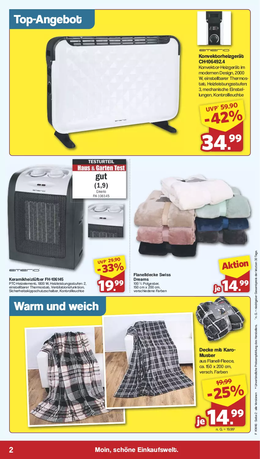 Aktueller Prospekt Famila - Prospekte - von 11.11 bis 16.11.2024 - strona 2 - produkty: angebot, decke, eis, elle, Leuchte, Mode, reis, Schal, teller, thermostat, Ti, top-angebot, ZTE