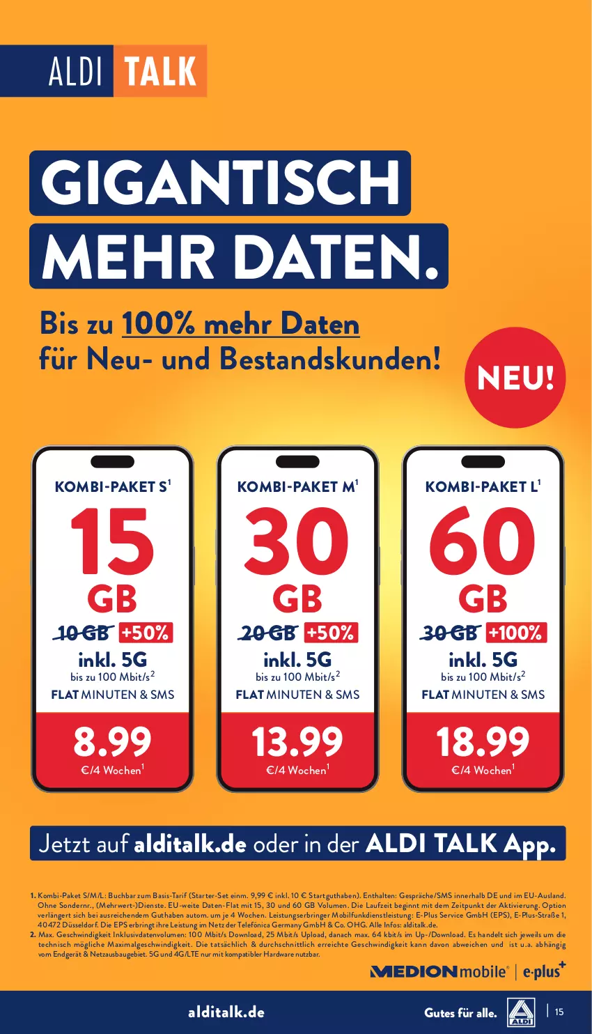 Aktueller Prospekt Aldi Nord - Von Montag - von 30.12.2024 bis 04.01.2025 - strona 15 - produkty: aldi, aldi talk, auto, Bau, buch, eis, Germ, gin, hardware, LG, ring, rwe, Ti, tisch, usb