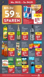 Gazetka promocyjna Aldi Nord - Von Montag - Gazetka - ważna od 04.01 do 04.01.2025 - strona 13 - produkty: alkohol, beutel, bonbons, brause, chips, cola, drink, eis, eistee, elle, erdnuss, fassbrause, flasche, frucht, fruchtgummi, fruchtsaft, getränk, gin, jahrgangssekt, kartoffel, kartoffelchips, krombache, krombacher, limo, limonade, lipton, mumm, nuss, orange, orangen, Paula, paulaner, pfanne, Pfanner, red bull, reis, saft, sekt, Spezi, storck, tee, teller, Three Sixty, Ti, trolli, trolli fruchtgummi, vodka, wein, ZTE, zucker