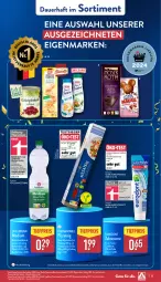 Gazetka promocyjna Aldi Nord - Von Montag - Gazetka - ważna od 04.01 do 04.01.2025 - strona 35 - produkty: Alwa, auer, cin, creme, eis, elle, erde, flasche, getränk, getränke, lebensmittel, mineralwasser, pasta, pizza, Pizzateig, Quellbrunn, reis, rel, salz, sauce, Ti, tiefpreis, tomate, tomaten, tomatensauce, wasser, zahncreme, zahnpasta