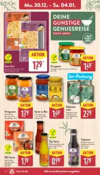 Gazetka promocyjna Aldi Nord - Von Montag - Gazetka - ważna od 04.01 do 04.01.2025 - strona 6 - produkty: aldi, angebot, angebote, beutel, brot, curry, dip, eis, flasche, kokos, milch, nuss, reis, sauce, soja, sojasauce, Ti, tisch, wok