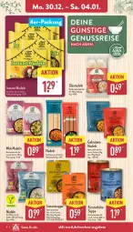 Gazetka promocyjna Aldi Nord - Von Montag - Gazetka - ważna od 04.01 do 04.01.2025 - strona 8 - produkty: aldi, angebot, angebote, beutel, braten, eis, Instant-Nudeln, nudel, nudeln, nuss, reis, suppe, Ti, tisch, wok