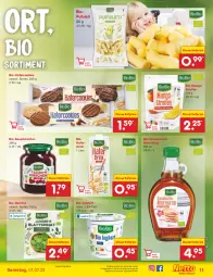 Gazetka promocyjna Netto Marken-Discount - Filial-Angebote - Gazetka - ważna od 01.07 do 01.07.2023 - strona 11 - produkty: angebot, auer, bestpreis, bio, Bio-Gemüse, bio-joghurt, cookie, cookies, dauertiefpreis, drink, eis, hafer, Hafercookies, Haferdrink, joghur, joghurt, kirsch, kirsche, kirschen, mango, mangos, natur, reifen, reis, sauerkirschen, sirup, Ti, tiefpreis, ZTE