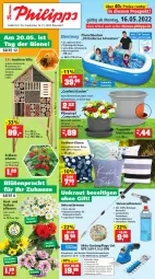 Gazetka promocyjna Thomas Philipps - Prospektwerbung - Gazetka - ważna od 21.05 do 21.05.2022 - strona 1 - produkty: akku, auto, balkonpflanzen, Begonie, blume, blumen, Blüte, Brei, Brille, Campanula, edelstahl, eis, Erdbeerpflanze, Garten, Gartenschere, GPS, Grasschere, Holz, kissen, Kraut, lamm, pflanze, pflanzen, Pflanztopf, planschbecken, Rauch, reis, ring, Schere, sekt, Strauchschere, Taucherbrille, Ti, tisch, topf, Untersetzer, wasser