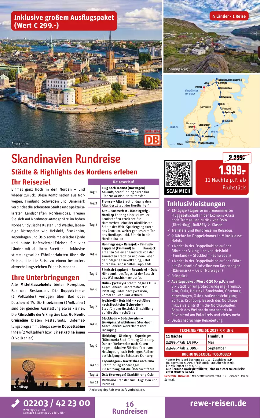 Aktueller Prospekt Rewe Reisen - Reiseprospekt - von 25.09 bis 30.10.2026 - strona 16 - produkty: Bad, buch, deutschsprachige reiseleitung, dusche, eis, elle, inklusivleistungen, leine, mac, Metro, Nordsee, rama, reis, reiseverlauf, rel, rezept, ring, rum, rwe, Ti, uhr