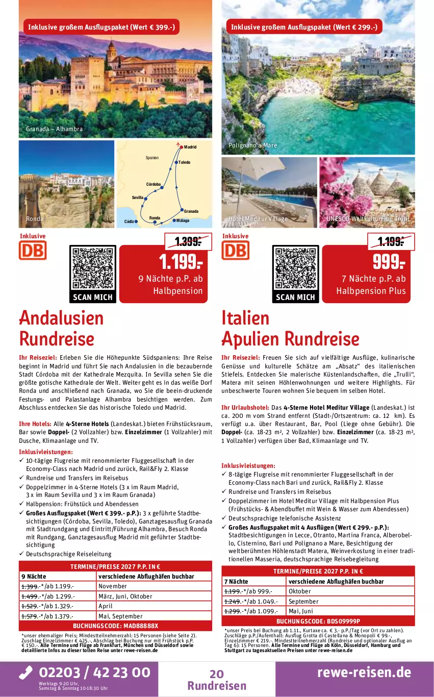 Aktueller Prospekt Rewe Reisen - Reiseprospekt - von 25.09 bis 30.10.2026 - strona 20 - produkty: axe, Bad, buch, decke, deutschsprachige reiseleitung, dusche, eis, elle, erde, gin, grana, inklusivleistungen, kurtaxe, Liege, pool, pril, Rana, reis, rel, Ria, rum, telefon, Ti, tisch, uhr, wasser, wein