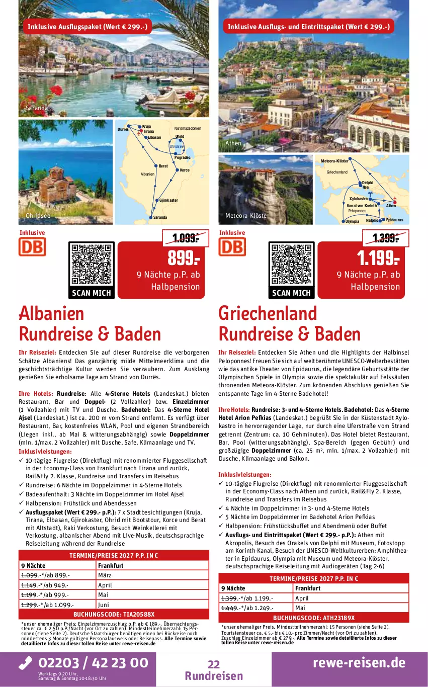 Aktueller Prospekt Rewe Reisen - Reiseprospekt - von 25.09 bis 30.10.2026 - strona 22 - produkty: Bad, buch, decke, deutschsprachige reiseleitung, dusche, eis, elle, erde, inklusivleistungen, Liege, Persona, pool, pril, Rana, reis, rum, Spiele, Thea, Ti, uhr, wein