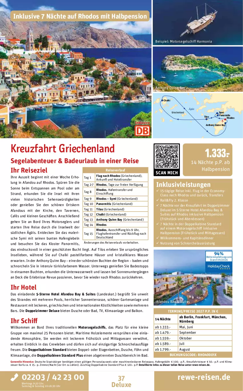 Aktueller Prospekt Rewe Reisen - Reiseprospekt - von 25.09 bis 30.10.2026 - strona 37 - produkty: Bad, bett, Betten, buch, decke, dusche, eis, elle, ente, erde, Etagenbett, Garten, gin, Hela, Holz, inklusivleistungen, leine, Persona, pool, reis, reiseverlauf, rel, rwe, Ti, uhr, wasser, ZTE